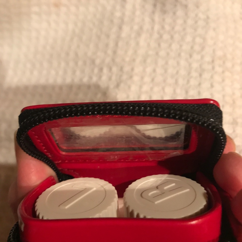 New Coach contact lens case